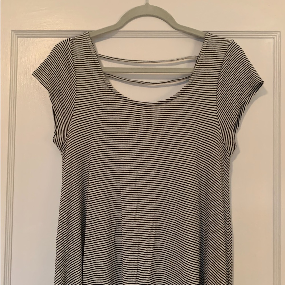 American eagle striped flowy dress